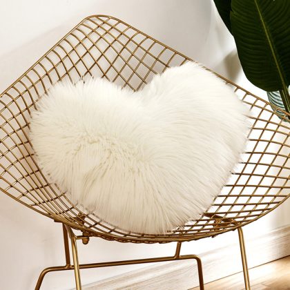 Heart Shape Plush Throw Pillow Sofa Cushion Stuffed Home Decoration